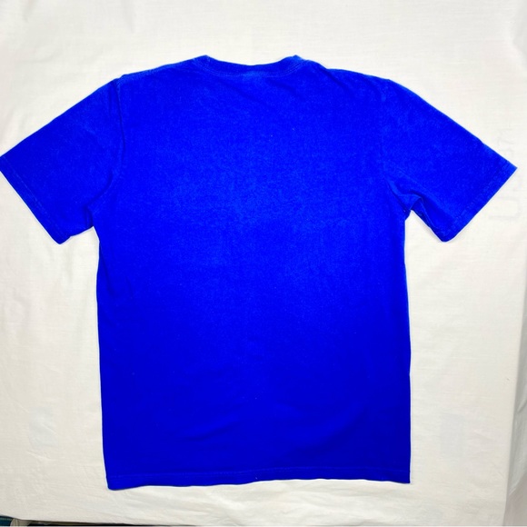 The North Face Blue And Neon Yellow T-shirt - Picture 3 of 5